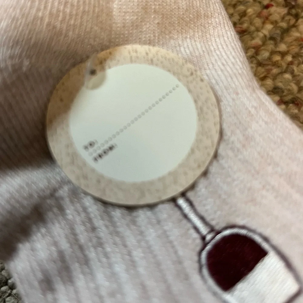 🆕 Life Is Good WINE GLASS Ruffle Cuff Quarter Socks 6 Pack